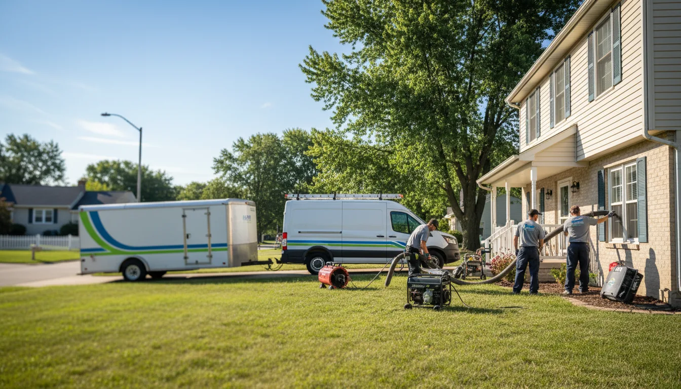 Flooded Basement Restoration And Cleanup With Repair in Winona, OH near me